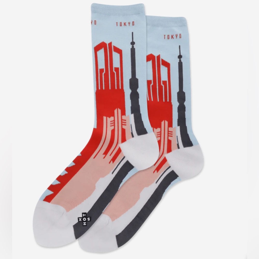 HOTSOX White Label Tokyo skyline-NWT-2 available